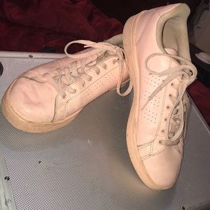 Pink adidas shoes